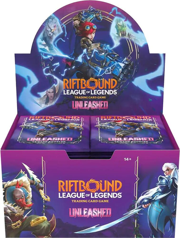RIFTBOUND: LEAGUE OF LEGENDS TCG UNLEASHED BOOSTER DISPLAY