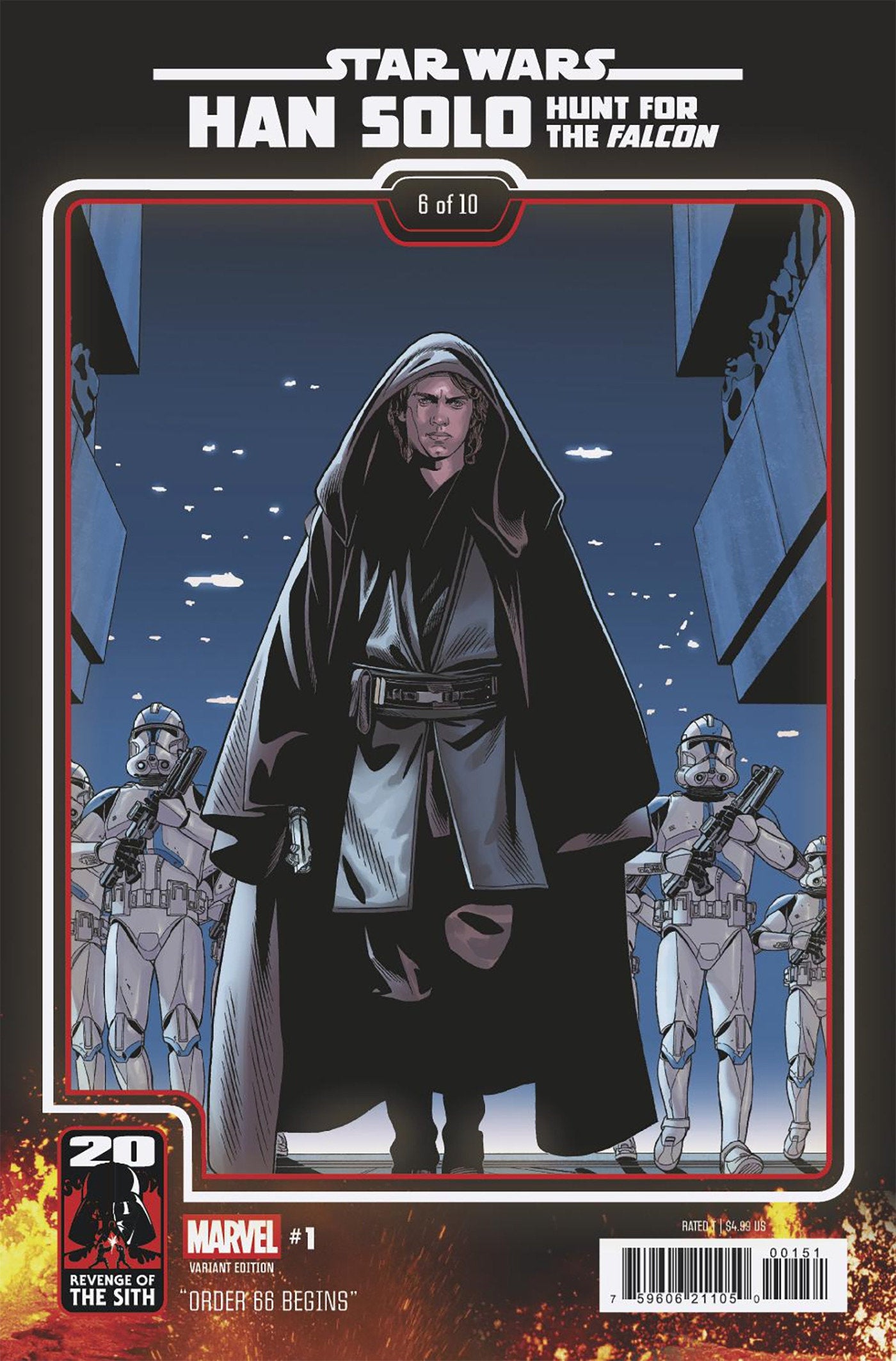 Star Wars: Han Solo Hunt For The Falcon #1 Chris Sprouse Revenge Of The Sith 20 Th Anniversary Variant