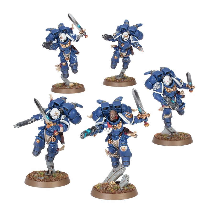 Space Marine Vanguard Veteran Squad with Jump Packs
