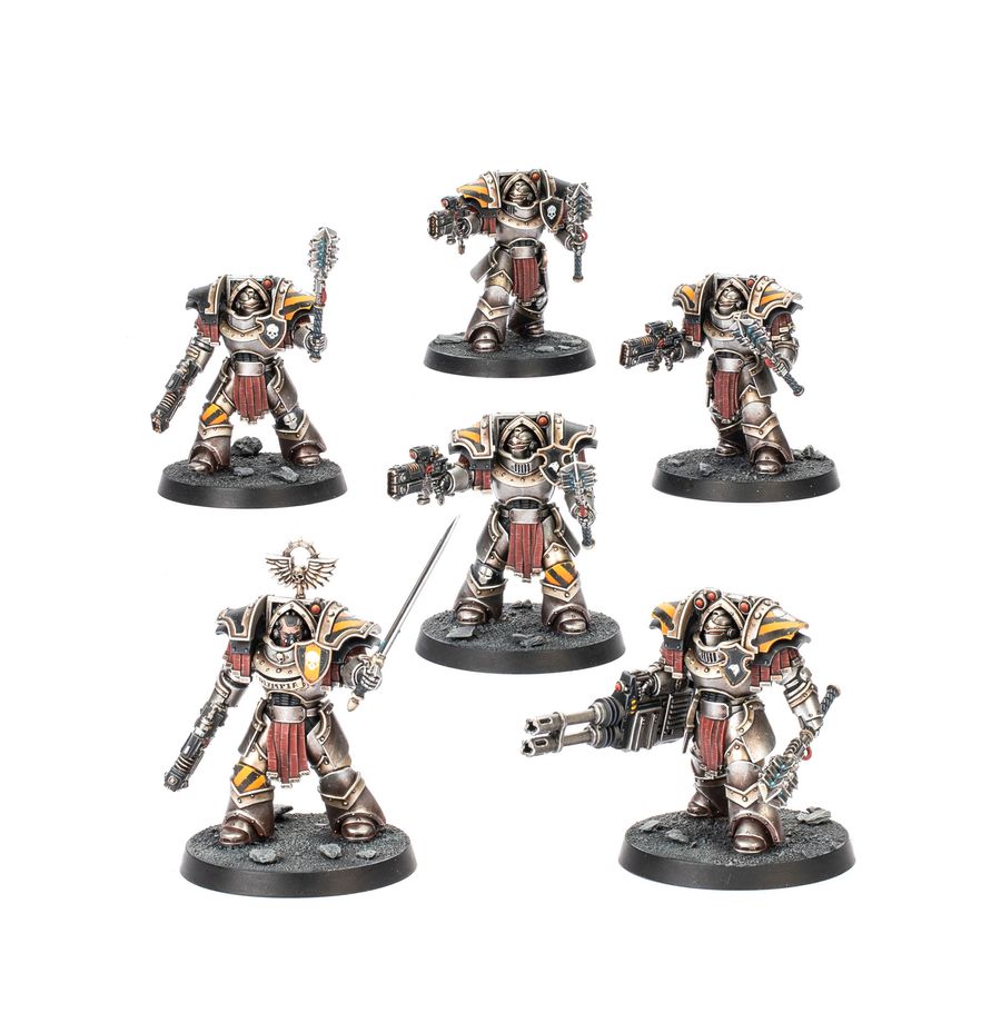 Legiones Astartes Cataphractii Terminators with Power Mauls