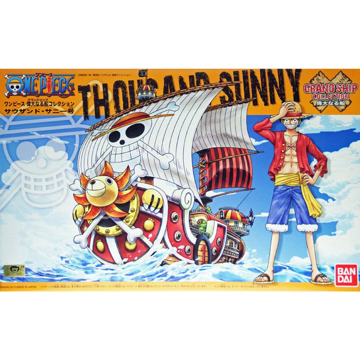 (2156318) 01 Thousand Sunny Model Ship, Bandai Hobby One Piece GSC