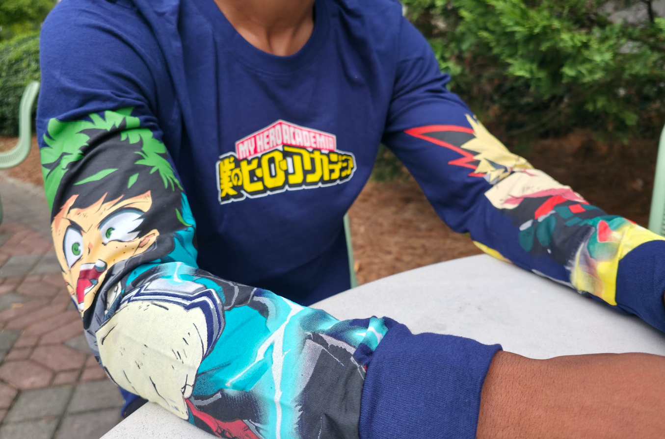 My Hero Academia Graphic Long Sleeve Blue
