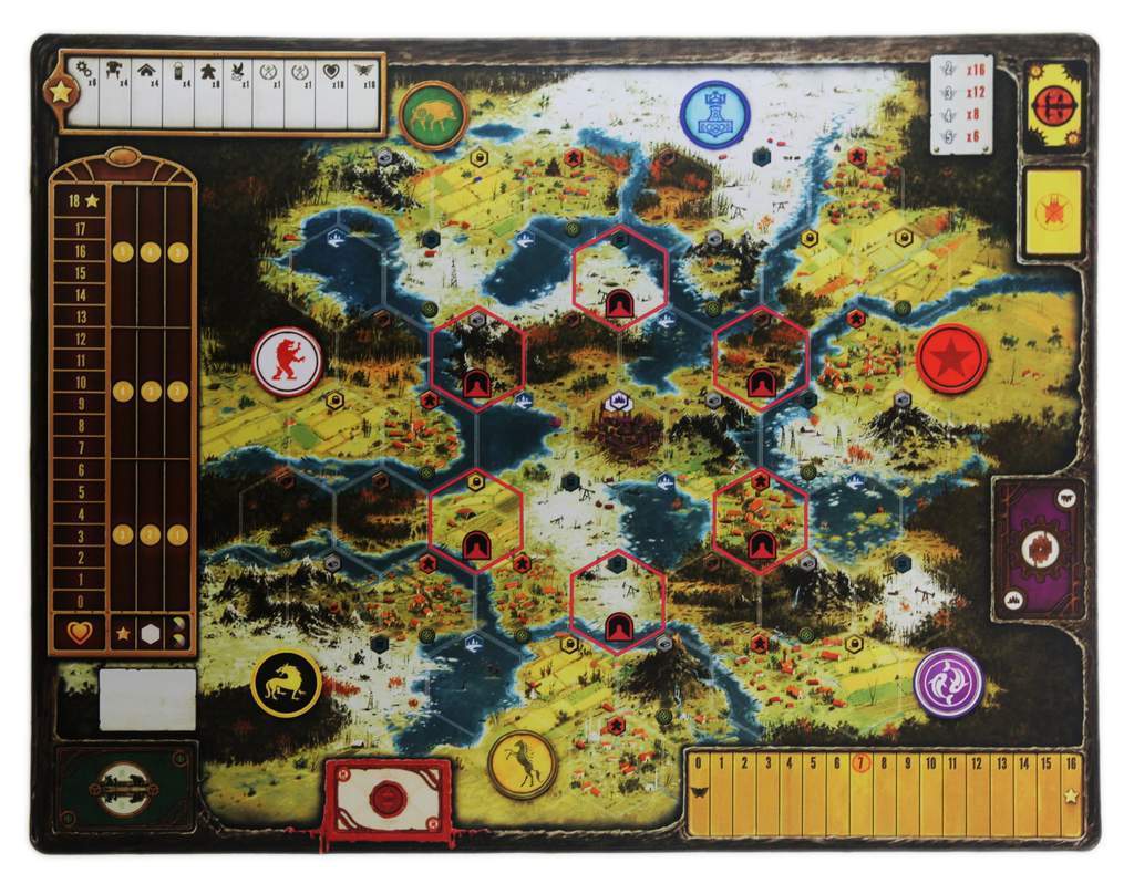 Scythe playmat 927x724 mm