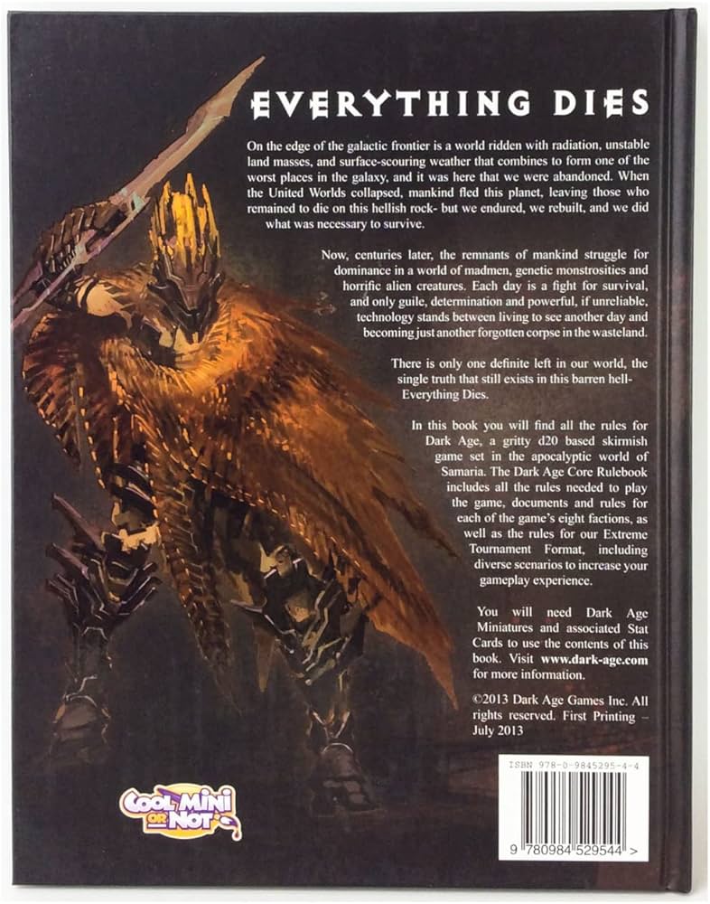 Dark Age Core Rule Book (2013)