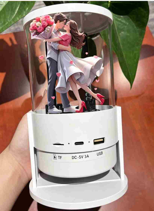 3D Hologram Fan Projector with Bluetooth Speaker & Advertising Display