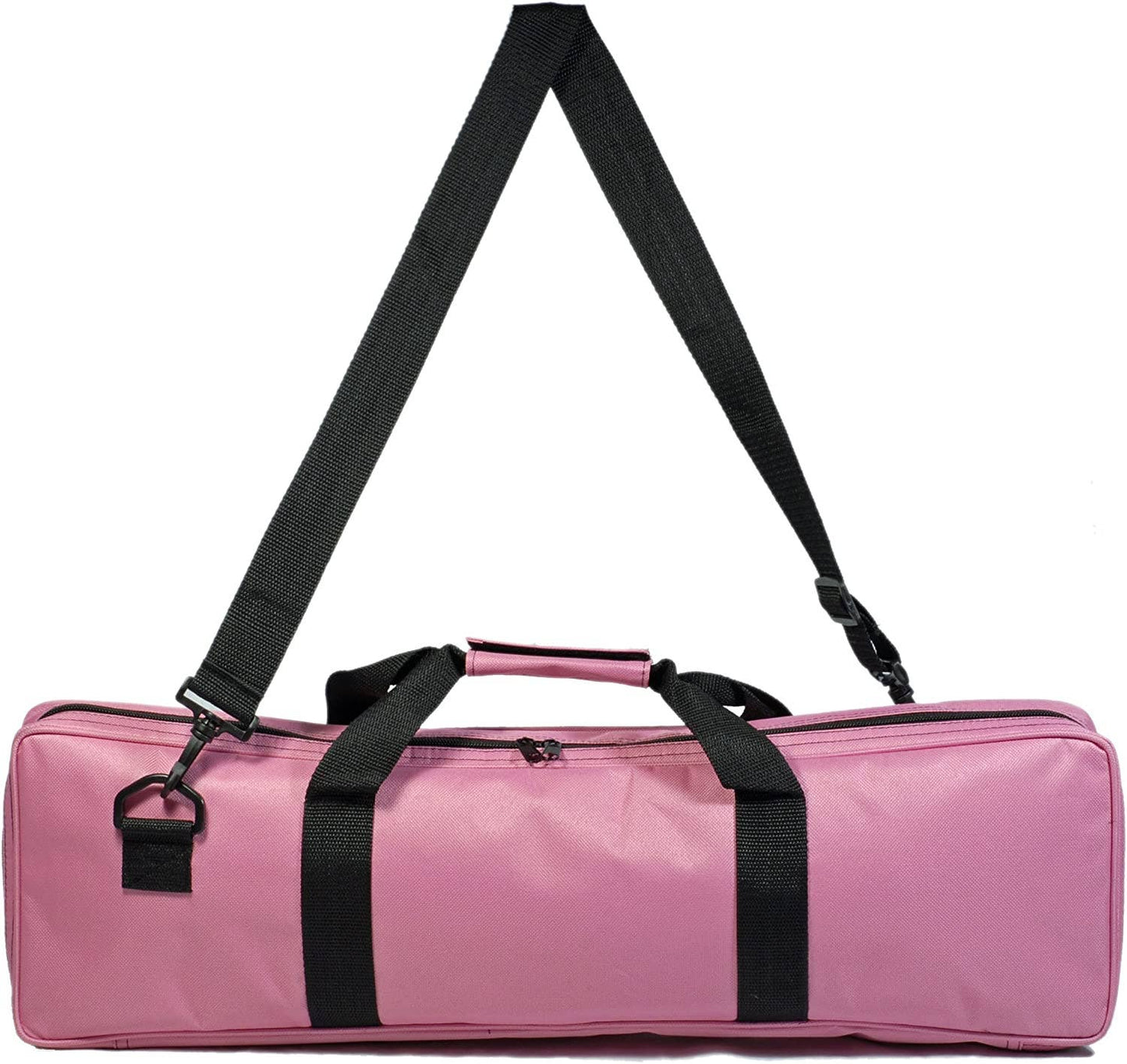 WE Games Ultimate Tournament Chess Set in Pink with Vinyl Chess Mat, Canvas Bag & Super Triple Weighted Chessmen with 4" King
