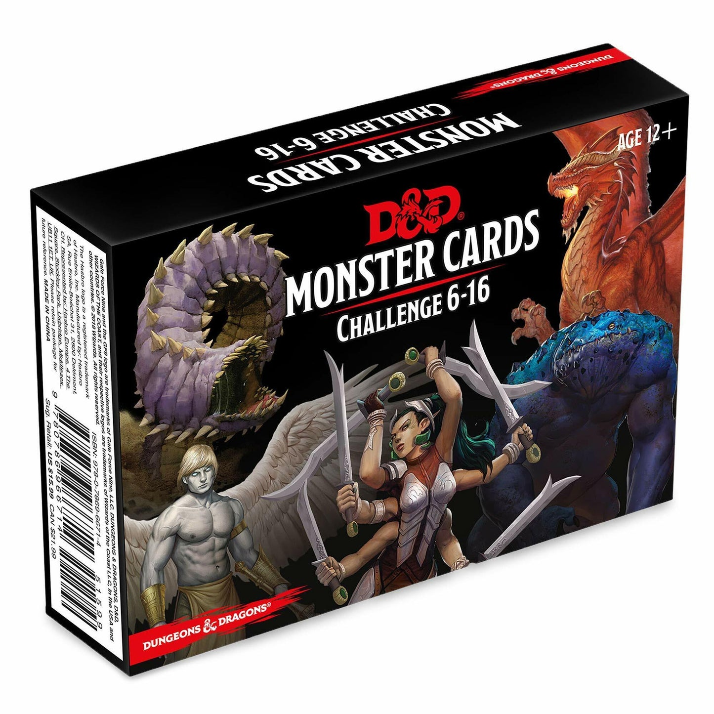 D&D Monster Cards Challenge 6-16