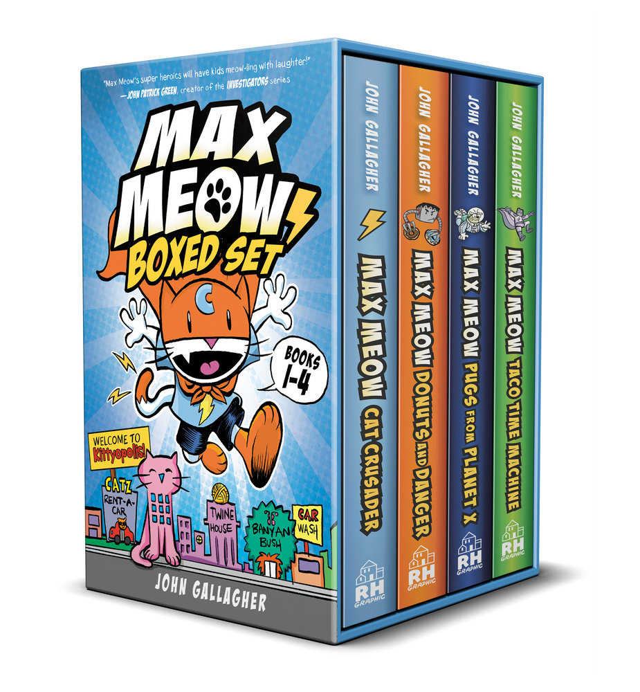 Max Meow Boxed Set: Welcome To Kittyopolis (Books 1 4)