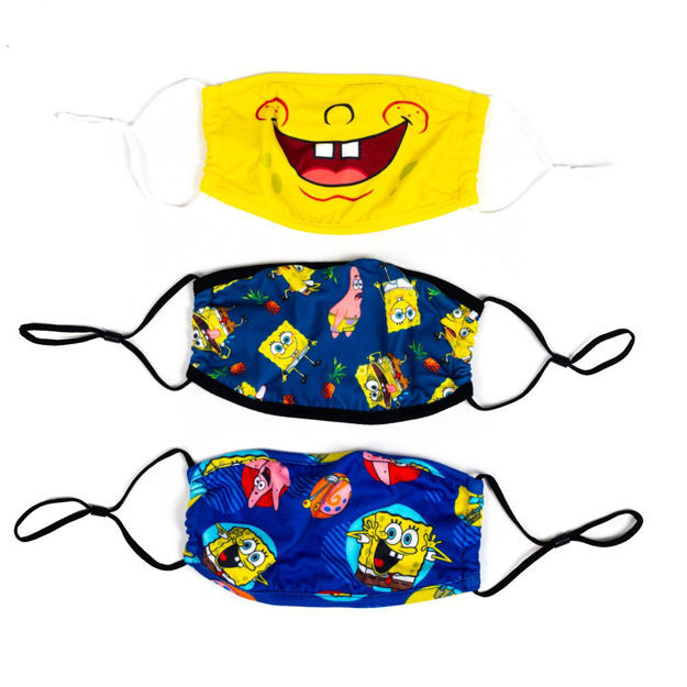 Bioworld Spongebob Mask 3pk