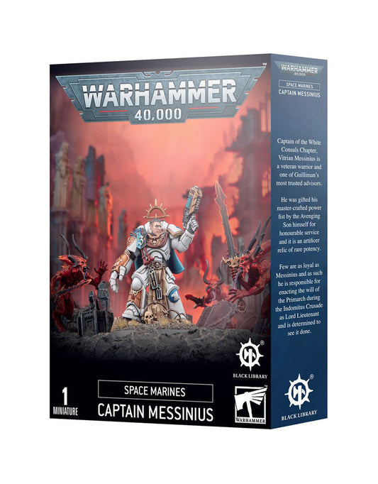 Black Library Space Marines Captain Messinius