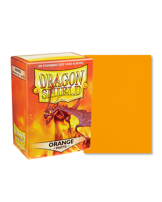 Dragon Shield Orange Matte Sleeves