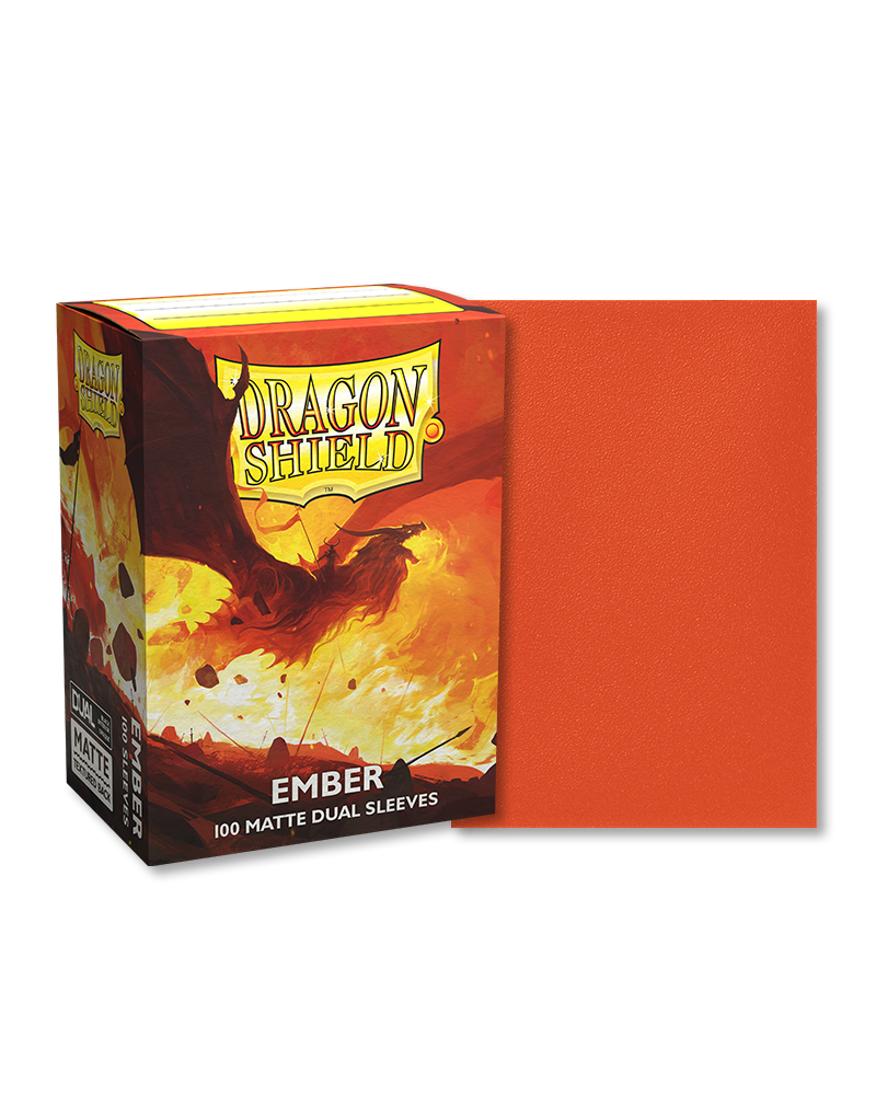 Dragon Shield 100ct Dual Matte Sleeves Ember