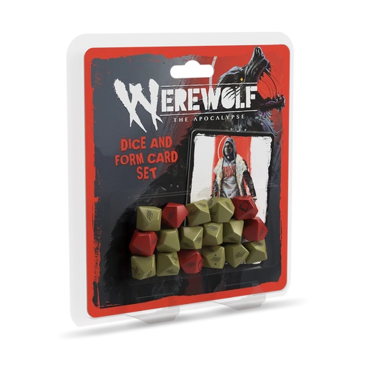 Werewolf The Apocalypse Dice And Form Card Set