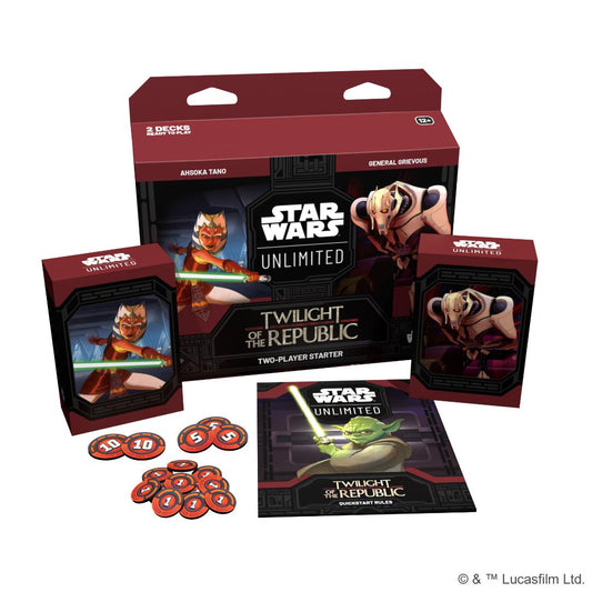 Star Wars Unlimited Twilight Of The Republic Two Player Starter Set