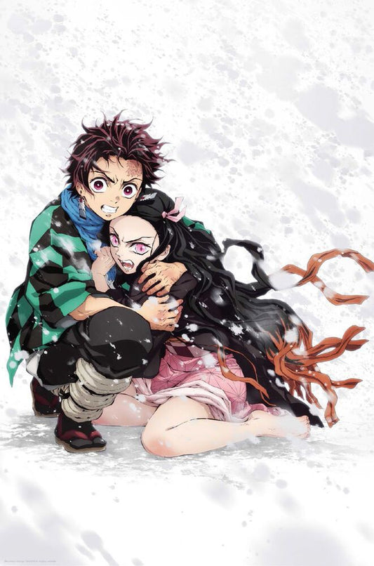 Demon Slayer Tanjiro & Nezuko Snow 24x36