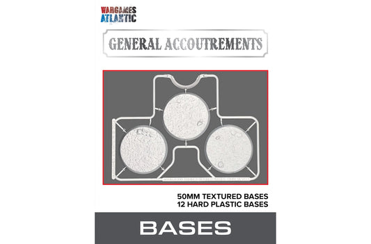 50mm Textured Bases (3mm Bevel)
