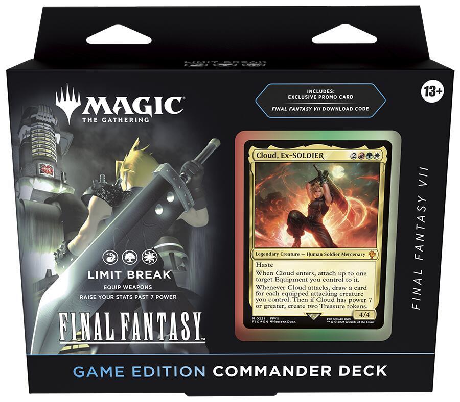 Universes Beyond FINAL FANTASY FFVII Commander Deck Game Edition