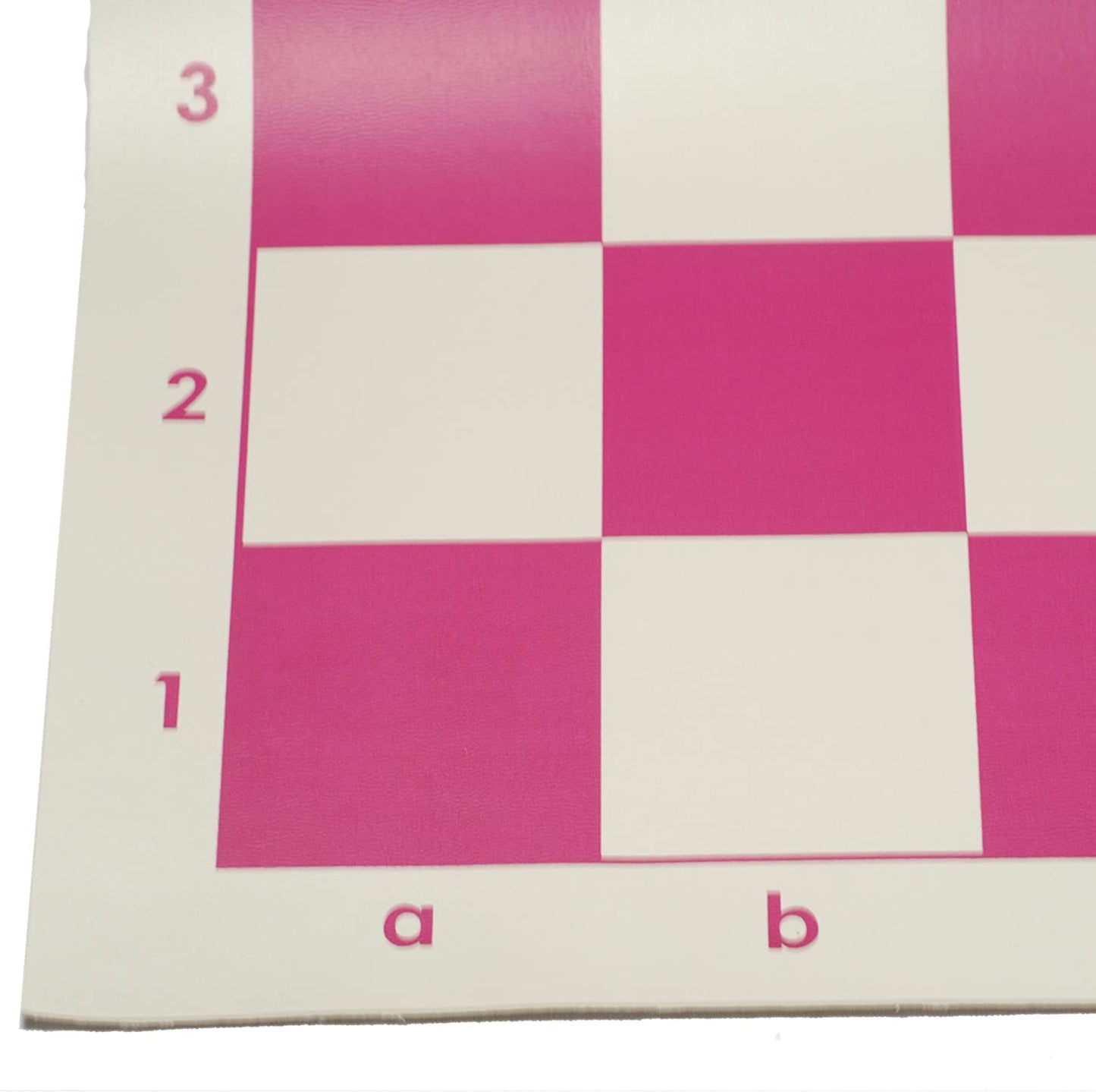 WE Games Ultimate Tournament Chess Set in Pink with Vinyl Chess Mat, Canvas Bag & Super Triple Weighted Chessmen with 4" King