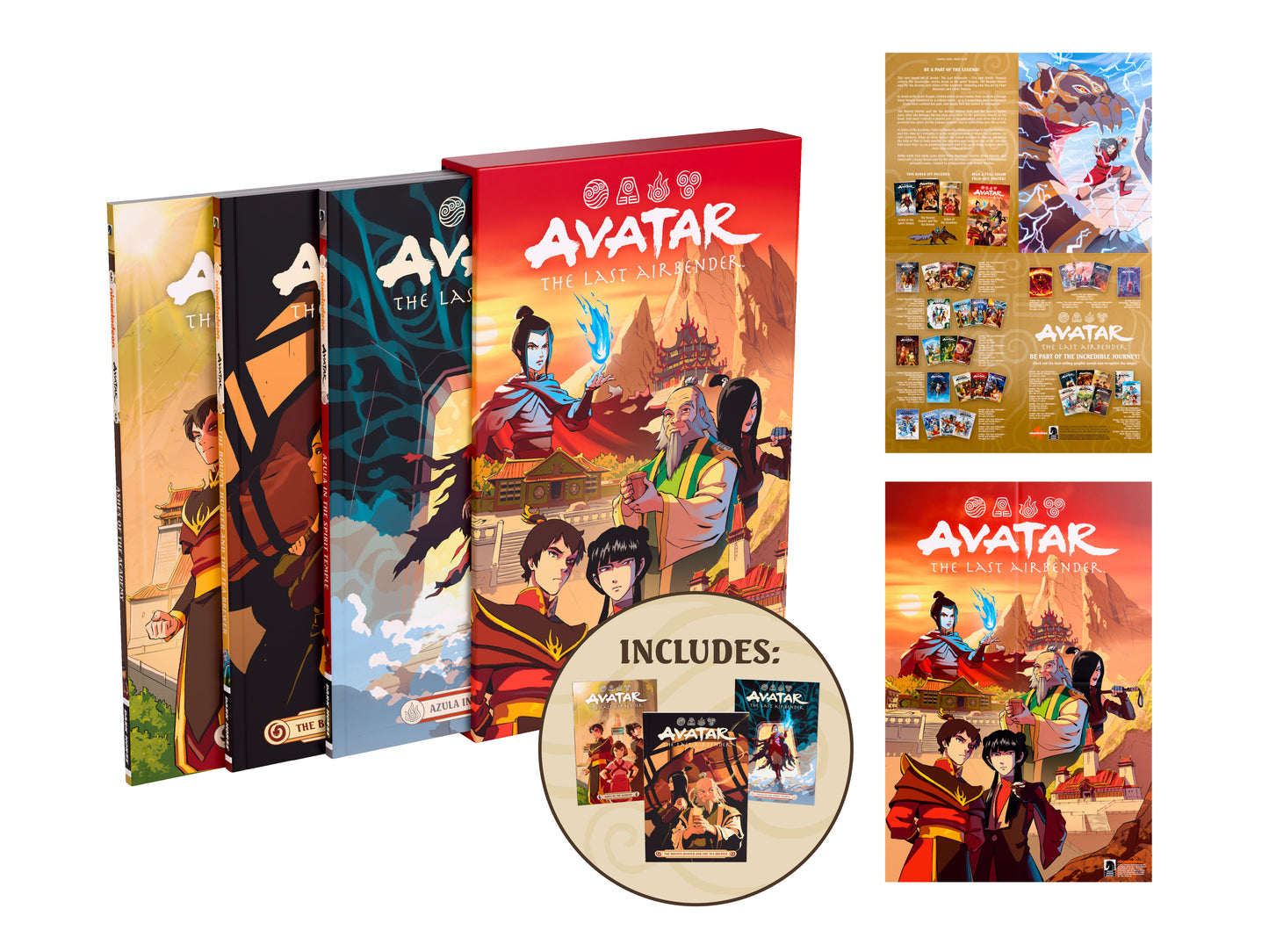 Avatar: The Last Airbender  Fire And Family Treasury Boxed Set