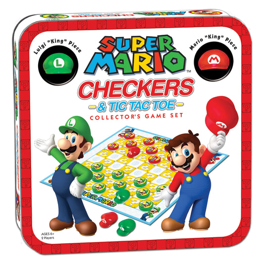 Super Mario Checkers and Tic Tac Toe