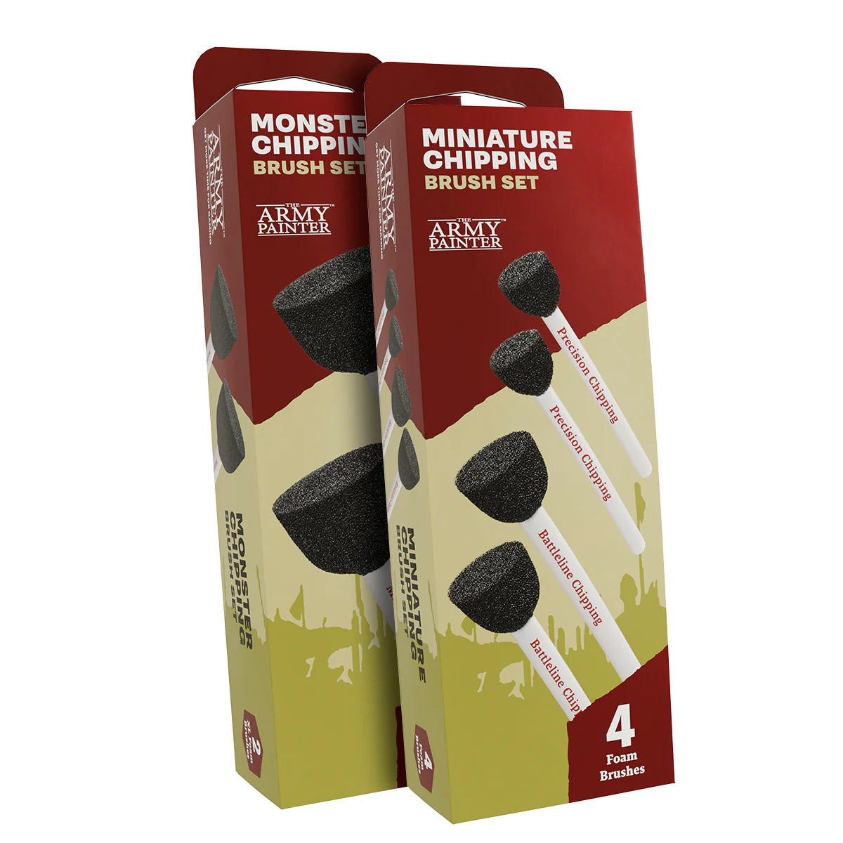 Army Painter Miniature Chipping Brush Set