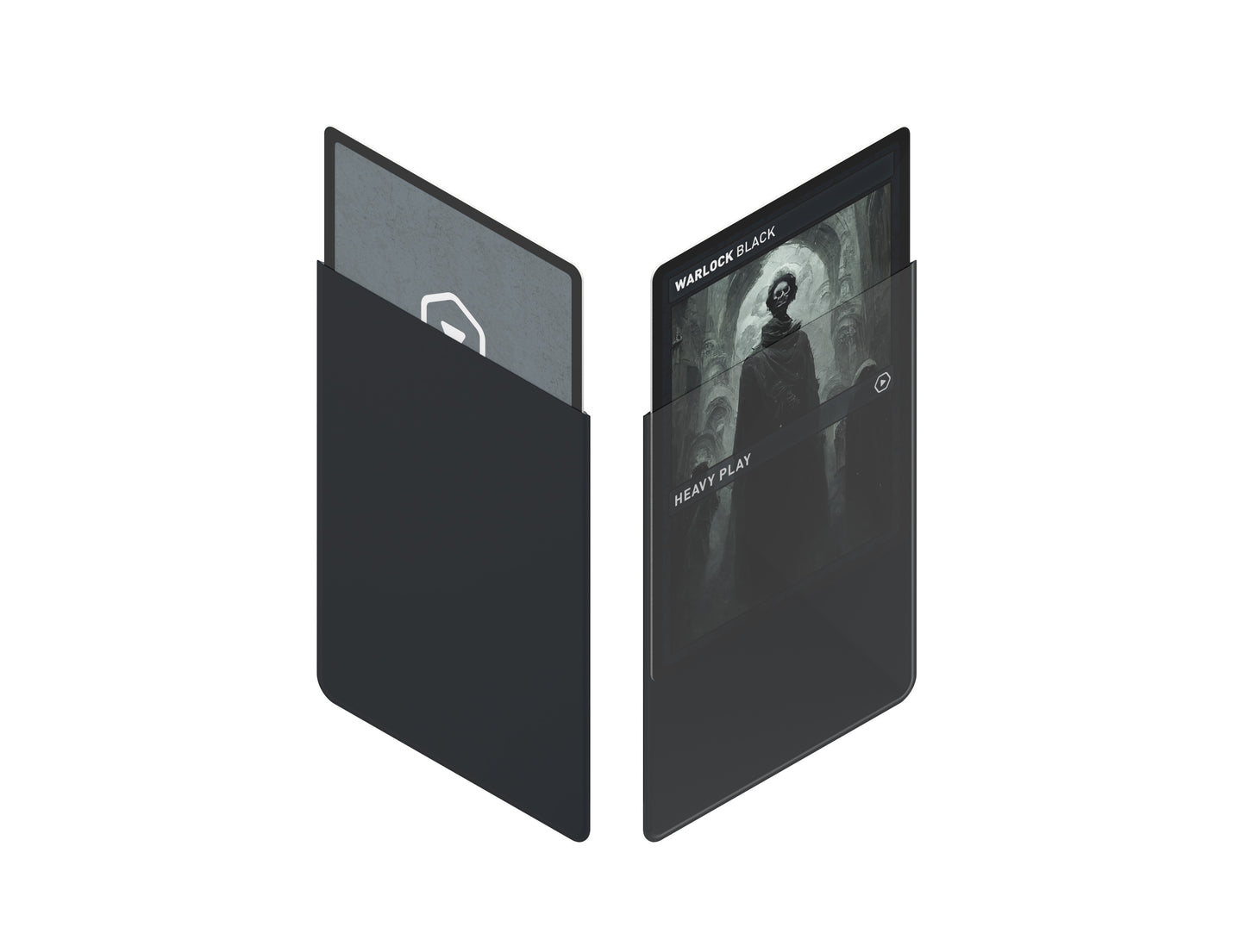 Heavy Play Curv Sleeves Warlock Black