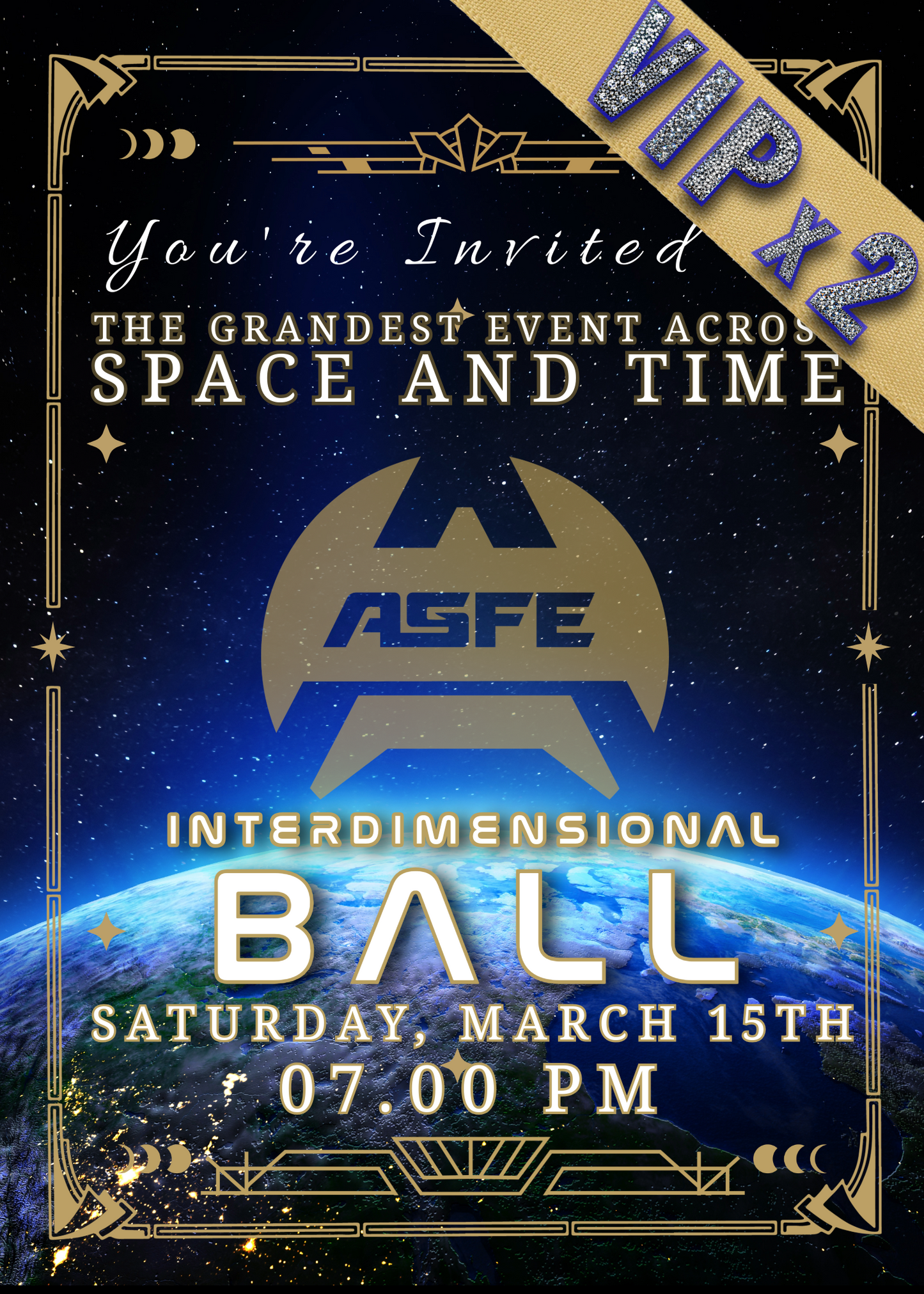 ASFE Interdimensional Ball Couples VIP TICKET