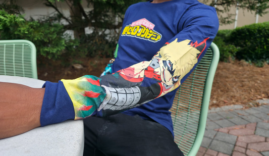 My Hero Academia Graphic Long Sleeve Blue