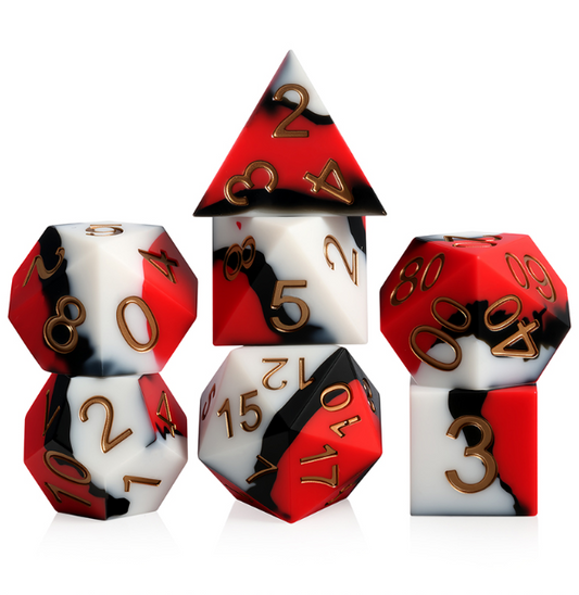 Silicone Dice Set (7pcs) [Mime]