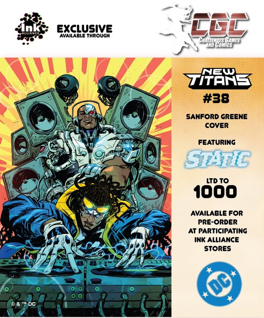 New Titans #38 EXCLUSIVE Sanford Greene x Ink Alliance Variant Cover PREORDER