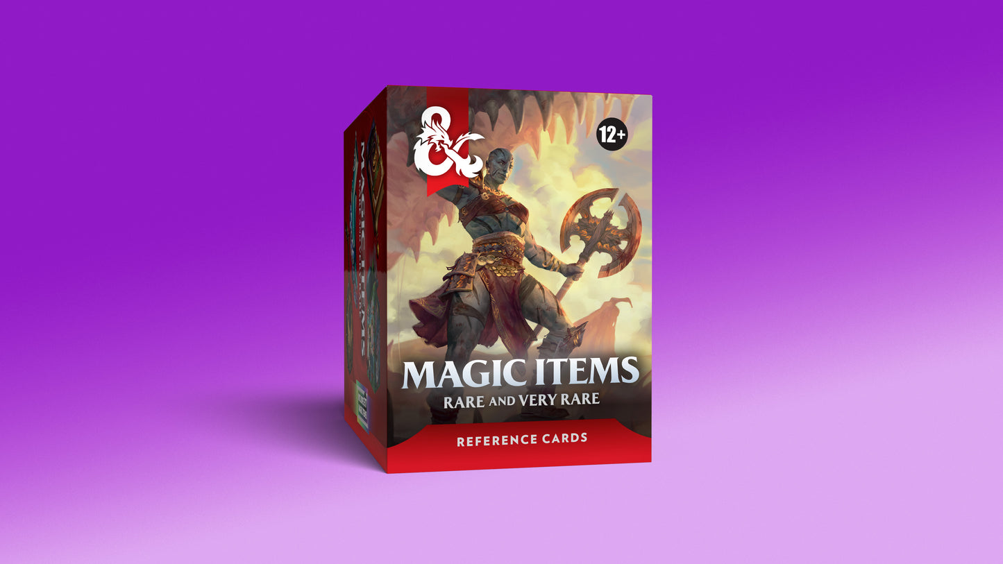 Dungeons and Dragons Reference Cards - Magic Items: Rare and Very Rare
