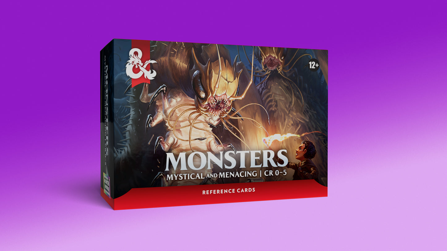 Dungeons and Dragons Reference Cards - Monsters: Mystical and Menacing