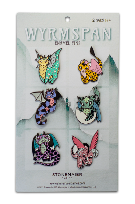 Wyrmspan Enamel Pins