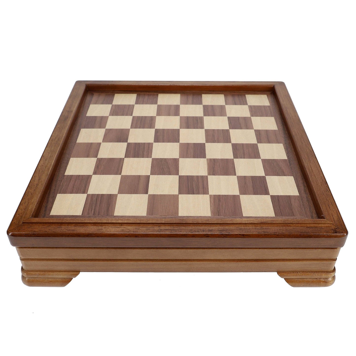Walnut 7-Games-in-1 Combination Game Set